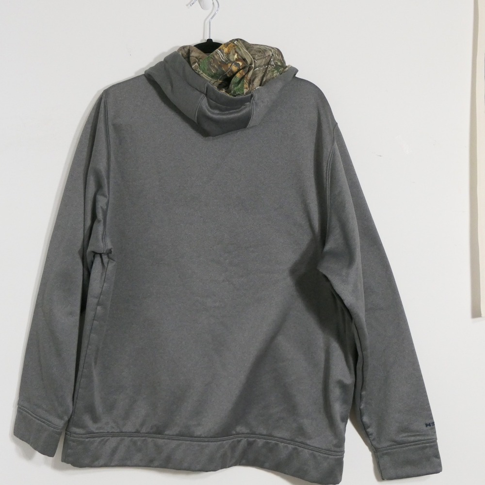 Under Armour Mens Hoodie XL Gray Camo Storm1 Gorpcore Pullover Hunting Outdoor - Picture 8 of 8